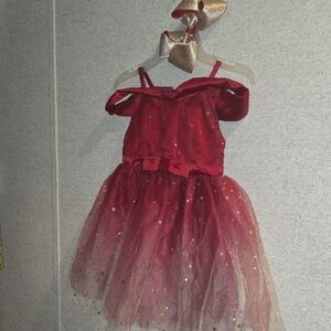 Sparkling Red Kids Costume Dress